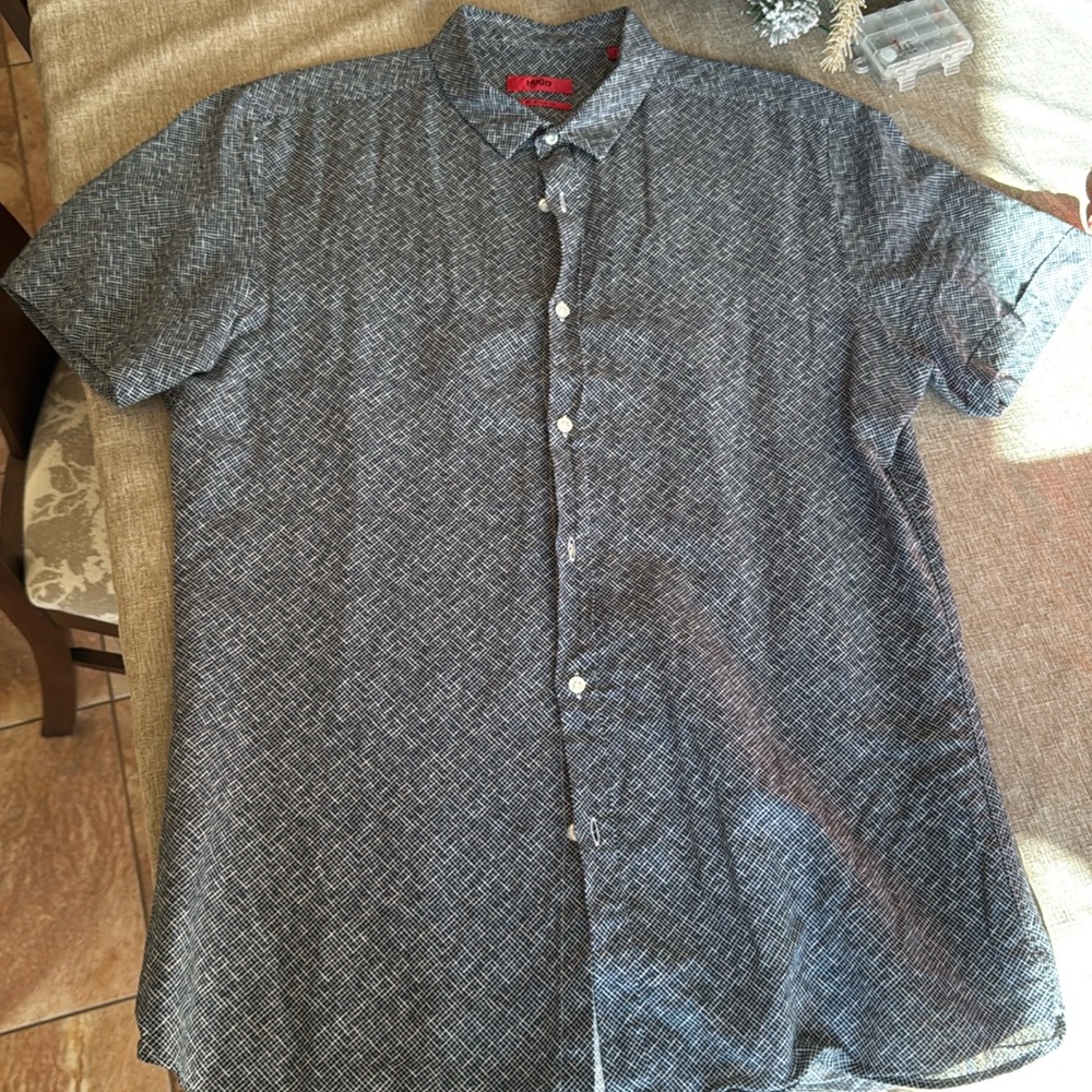 Hugo by Hugo Boss Men’s Short Sleeve Shirt Size L
